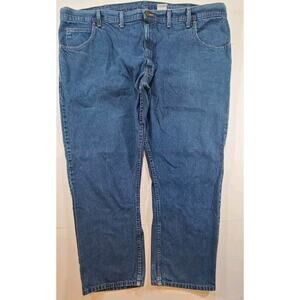 Key Jeans size 50x30 Men Med Wash High Rise blue denim straight 100% Cotton